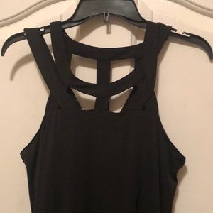 Gorgeous Black Dinner Dress!! Size Large NWOT